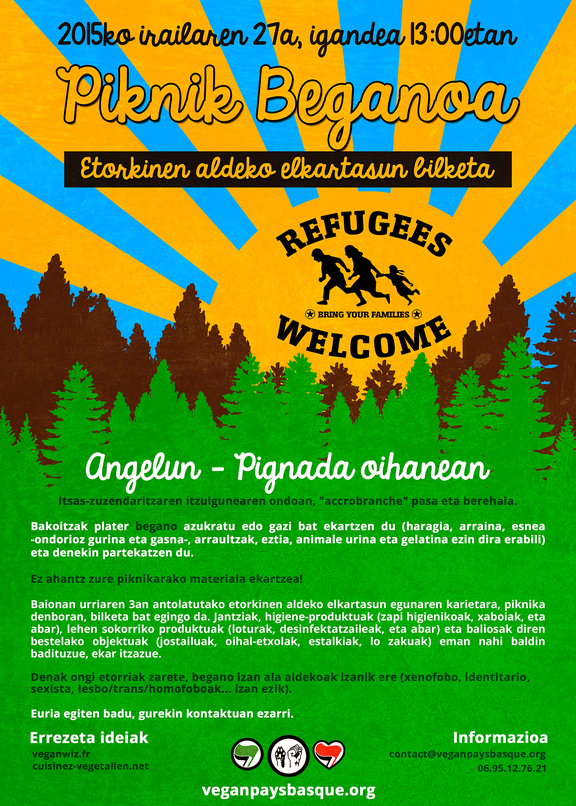 Afitxa piknik beganoa